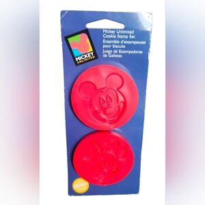 Disney Mickey Unlimited Cookie Stamp Set Minnie Mouse Vintage Wilton NIB